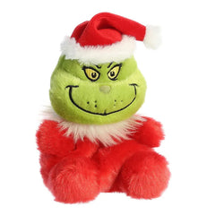 Aurora Palm Pals Dr. Seuss's Santa Grinch Plush, 5"