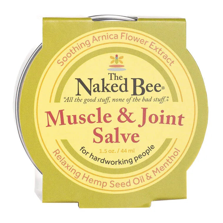 The Naked Bee Muscle and Joint Salve, 1.5 oz.
