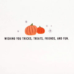 Peanuts® Gang in the Pumpkin Patch Halloween Card