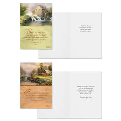 Thomas Kinkade Assorted Religious Praying for You Cards, Box of 12