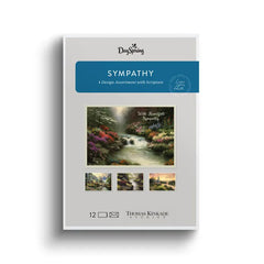 Thomas Kinkade Assorted Religious Sympathy Cards, Box of 12