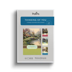 Thomas Kinkade Assorted Religious Thinking of You Cards, Box of 12