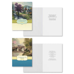 Thomas Kinkade Assorted Religious Thinking of You Cards, Box of 12