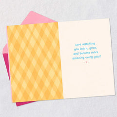 Love Watching You Grow 3rd Birthday Card