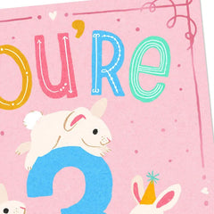 Love Watching You Grow 3rd Birthday Card