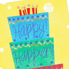 Happy, Happier, Happiest Birthday Card