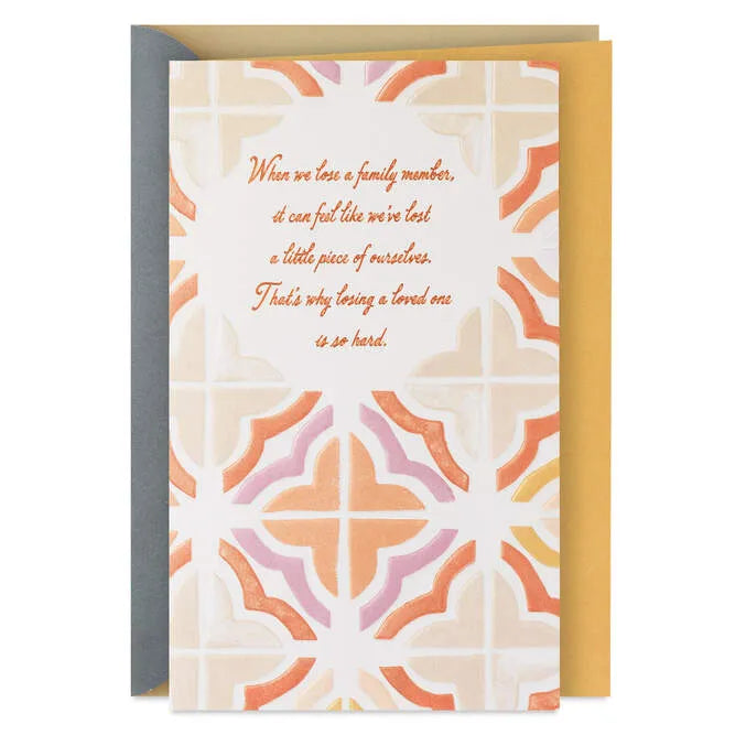 Your Connection Is for Always Sympathy Card for Loss of Family Member