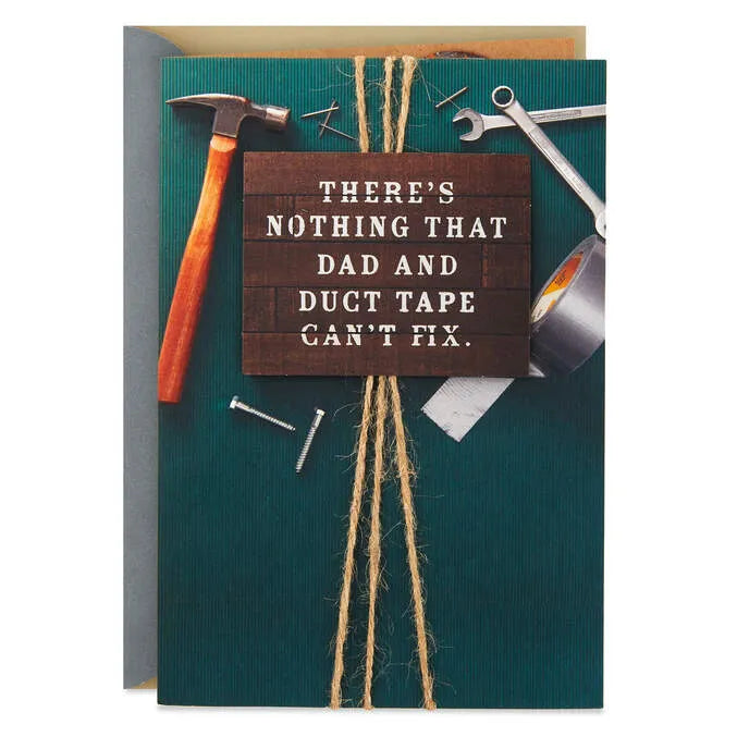 Nothing You Can’t Fix Birthday Card for Dad