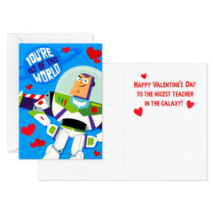 Disney/Pixar Toy Story Kids Classroom Valentines Set With Cards and Mailbox