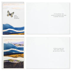 Peaceful Landscapes Assorted Sympathy Cards, Pack of 12