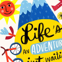 Life's An Adventure Birthday Card