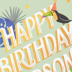 Godson, You Own a Unique Place in My Life Birthday Card