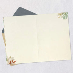 Tropical Leaves Blank Card