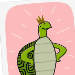 Turtley Awesome Funny Card
