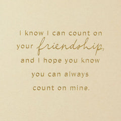 You Make Me Feel So Blessed Friendship Card