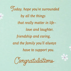 Surrounded by Love Wedding Card for Niece and Spouse
