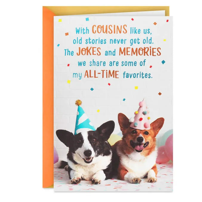 Our Stories Never Get Old Birthday Card for Cousin