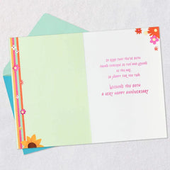 Your Love Just Grows Anniversary Card for Couple
