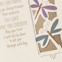 His Love Is Yours Forever Sympathy Card for Loss of Husband
