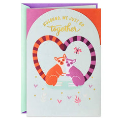 We Just Go Together Anniversary Card for Husband