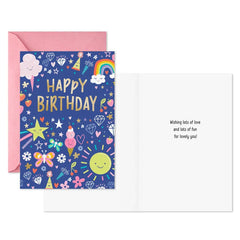 Sweet and Whimsical Birthday Cards, Pack of 10