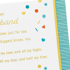 So Glad You're Mine Romantic Birthday Card for Husband
