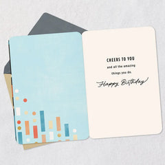 Cheers to Your Years Birthday Card