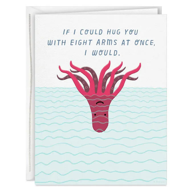 Hugs to You Encouragement Card
