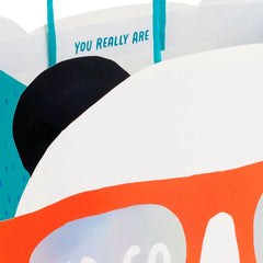 9.8" UR So Cool Panda Face Medium Gift Bag