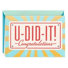 You're Going Places Congratulations Card