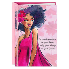 You Bring a Light to the World Birthday Card
