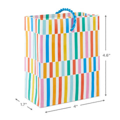 4.6" Colorful Broken Lines Gift Card Holder Mini Bag