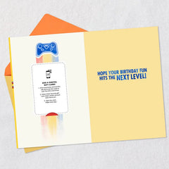 Game On Gift Card Greeting Birthday Card for Kids