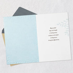 May You Find Hope and Strength Religious Sympathy Card