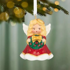 Mini O Little Angel! Porcelain Ornament, 1"