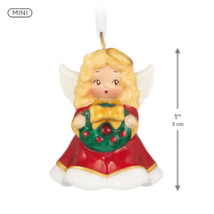 Mini O Little Angel! Porcelain Ornament, 1"