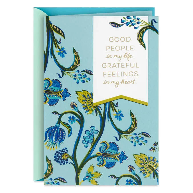 Good People in My Life Thank-You to All Card