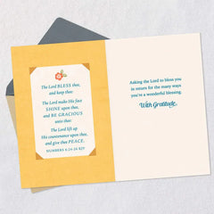 Asking the Lord to Bless You Religious Clergy Appreciation Card