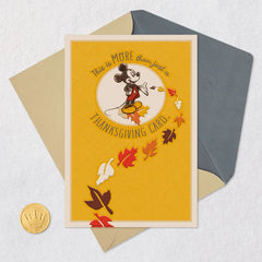 Disney Mickey Mouse Here's a Hug Thanksgiving Card