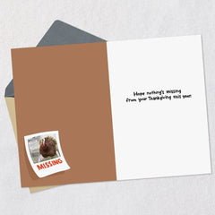 Pet Turkey Funny Thanksgiving Card