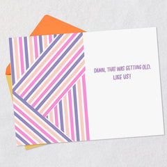 We're Not Worried What Others Think Funny Birthday Card