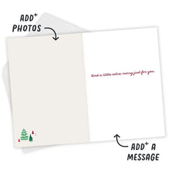 Vintage Holiday Scenes Custom Christmas Card