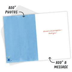 Bold and Bright Virgo Zodiac Custom Card