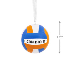 I Can Dig It! Volleyball Hallmark Ornament