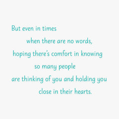 Holding You Close in Heart Sympathy Card for Loss of Child