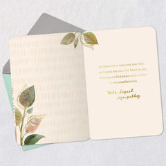 His Eye Is on the Sparrow Sympathy Card