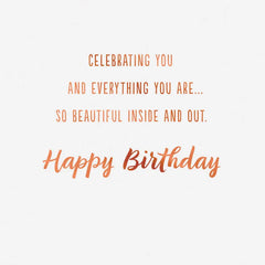 You Are Amazing Watercolor Flowers Gift Card Greeting Birthday Card