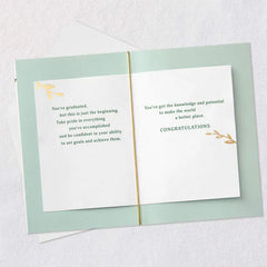 One Woman Can Change the World Graduation Card