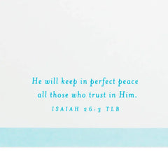 God's Peace and Love For You Religious Sympathy Card