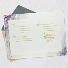 Here's to You Two and a Lifetime of Love 25th Anniversary Card